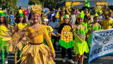 Desfile de Carnaval Pedagógico dio inicio a las fiestas del Rey Momo en Naguanagua