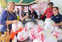 Se distribuyen más de 15 toneladas de alimentos
