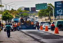 Gobernador Luis Caldera dio inicio a la segunda fase del asfaltado en la Circunvalación número 1