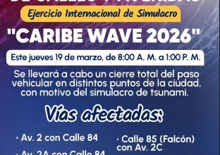 Se realizó el gran simulacro internacional de Tsunami “Caribe Wave 2026” en el Zulia