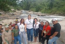 Autoridades de Turismo del Zulia inspeccionan balneario Río Kunana para impulsar su desarrollo