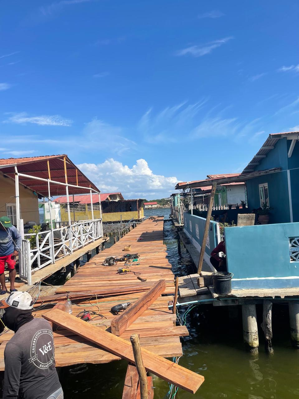 Rehabilitación de caminerías en Palafitos de Santa Rosa de Agua en Maracaibo alcanza 40% de avance