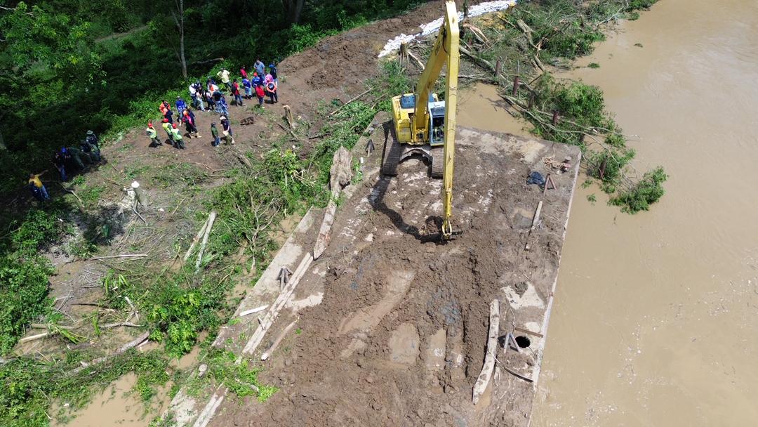 Zulia: Refuerzan muro de contención en el municipio Catatumbo