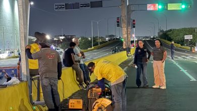 IMTCUMA refuerza seguridad en paso peatonal entre los dos Centros Comerciales en el casco central de Maracaibo