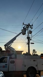 Restitución del servicio eléctrico en la parroquia Marcial Hernández del municipio San Francisco del estado Zulia