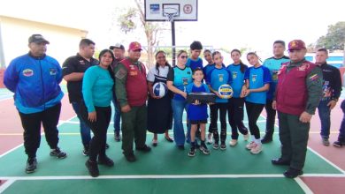 En el estado Zulia Alcaldía de Miranda y la Guardia del Pueblo entregaron trabajos de reacondicionamiento de la Cancha del Grupo Escolar Bolivariano Alejandro Fuenmayor