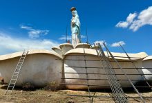 Gobernación del Zulia inicia trabajos de restauración del Monumento a la Virgen de Chiquinquirá en la Circunvalación #1