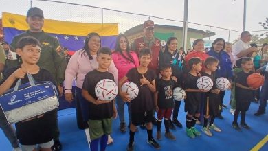 Rehabilitada la Cancha de Usos Múltiples Marcos Pereira Olivares en el municipio Miranda del estado Zulia