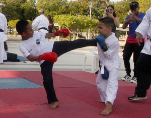 Maracaibo vibró con el primer Tope Municipal de Karate Do en el Parque Urdaneta
