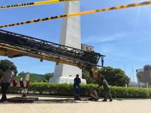 Se dio inició a la restauración del Obelisco de la Plaza de la República en Maracaibo