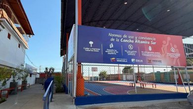 Alcaldía de Maracaibo rehabilita cancha multideportiva Altamira Sur