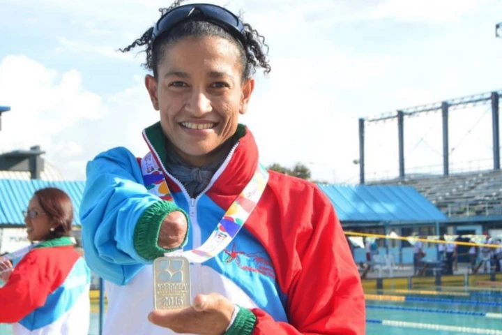 Venezolana Emma Rodríguez gana la Copa del Mundo de Paratriatlón en Portugal