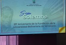 El Concejo Municipal Bolivariano de Maracaibo en Sesión Solemne celebró el Vigésimo Tercer Aniversario de la Fundación de la Universidad Bolivariana de Venezuela