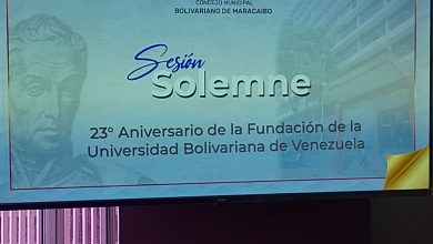 El Concejo Municipal Bolivariano de Maracaibo en Sesión Solemne celebró el Vigésimo Tercer Aniversario de la Fundación de la Universidad Bolivariana de Venezuela