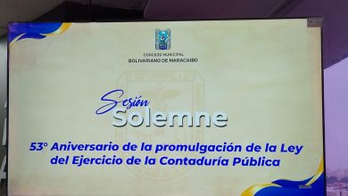 Concejo Municipal de Maracaibo conmemora los 53 años de la Ley del Ejercicio de la Contaduría Pública