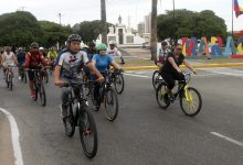Masiva rodada ciclista pone la joya de la corona en la semana aniversario de Maracaibo