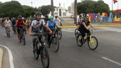 Masiva rodada ciclista pone la joya de la corona en la semana aniversario de Maracaibo
