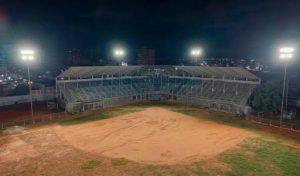 Se ejecutó prueba de luminarias en el estadio Olímpico Alejandro Borges de Maracaibo