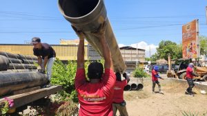 Gobierno Bolivariano inicia trabajos de sustitución de 500 metros de colector en la emblemática avenida Los Haticos
