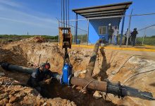 Avanza construcción de la estación de bombeo Cacique Nigale al norte de Maracaibo