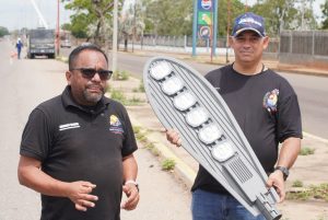 Alcaldía y Corpoelec avanzan en la rehabilitación del alumbrado público