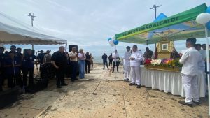 Alcalde Frank Carreño anuncia gestiones para aperturar la Ruta de Transporte Lacustre