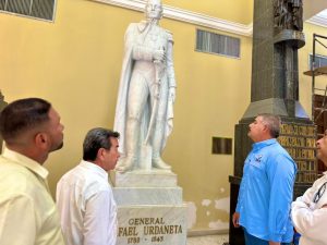 Gobernador Luis Caldera inspecciona plan de restauración del Museo General Rafael Urdaneta